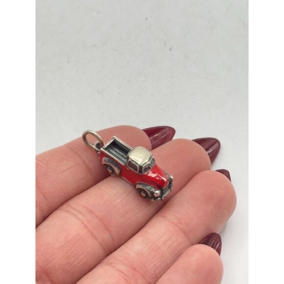 James Avery Sterling Silver 925 Vintage Red Truck Charm Collectible - Picture 7 of 7